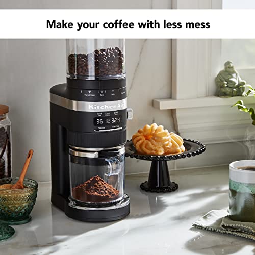Burr Coffee Grinder (Matte Black / 10 Oz)