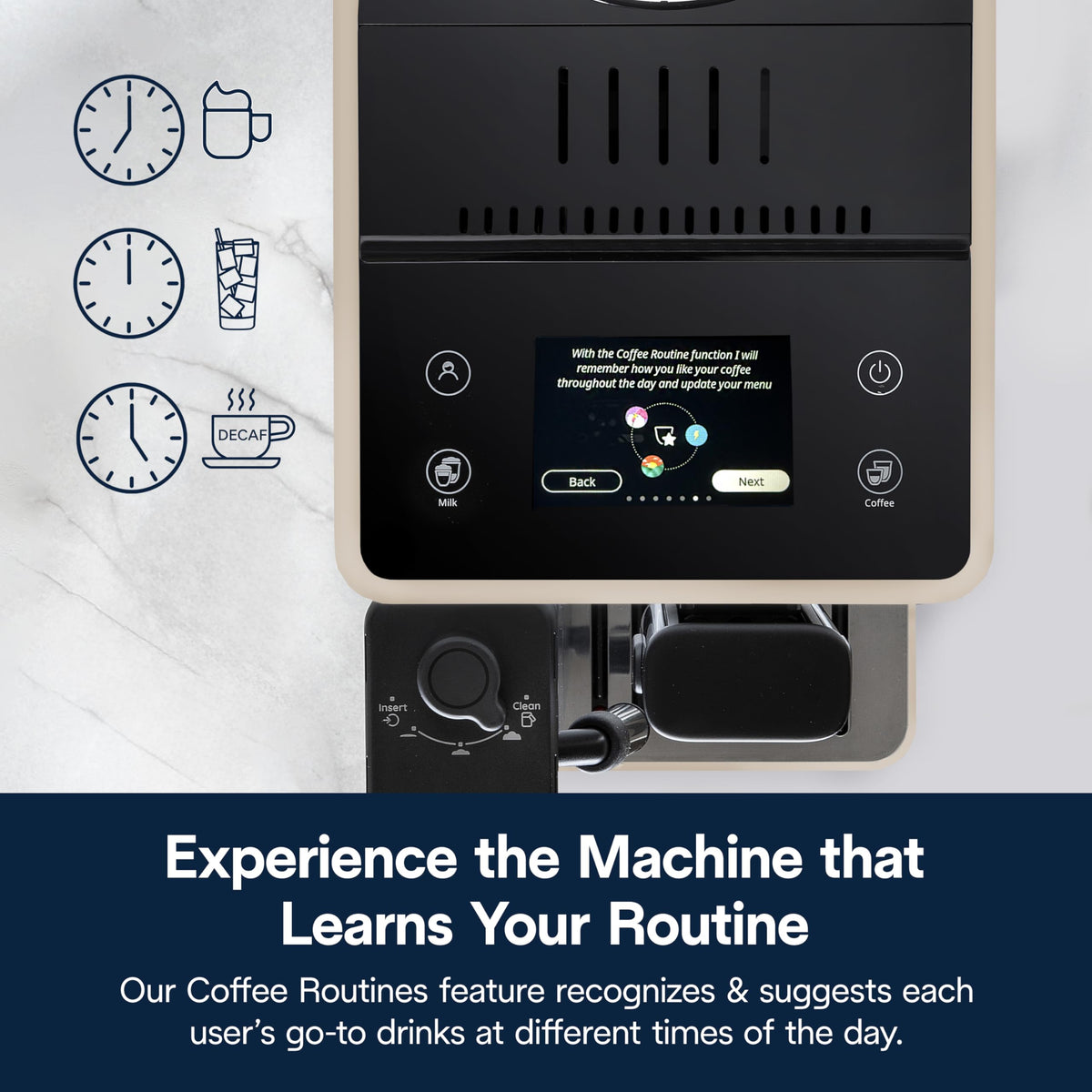 Rivelia Automatic Espresso Machine (Beige)