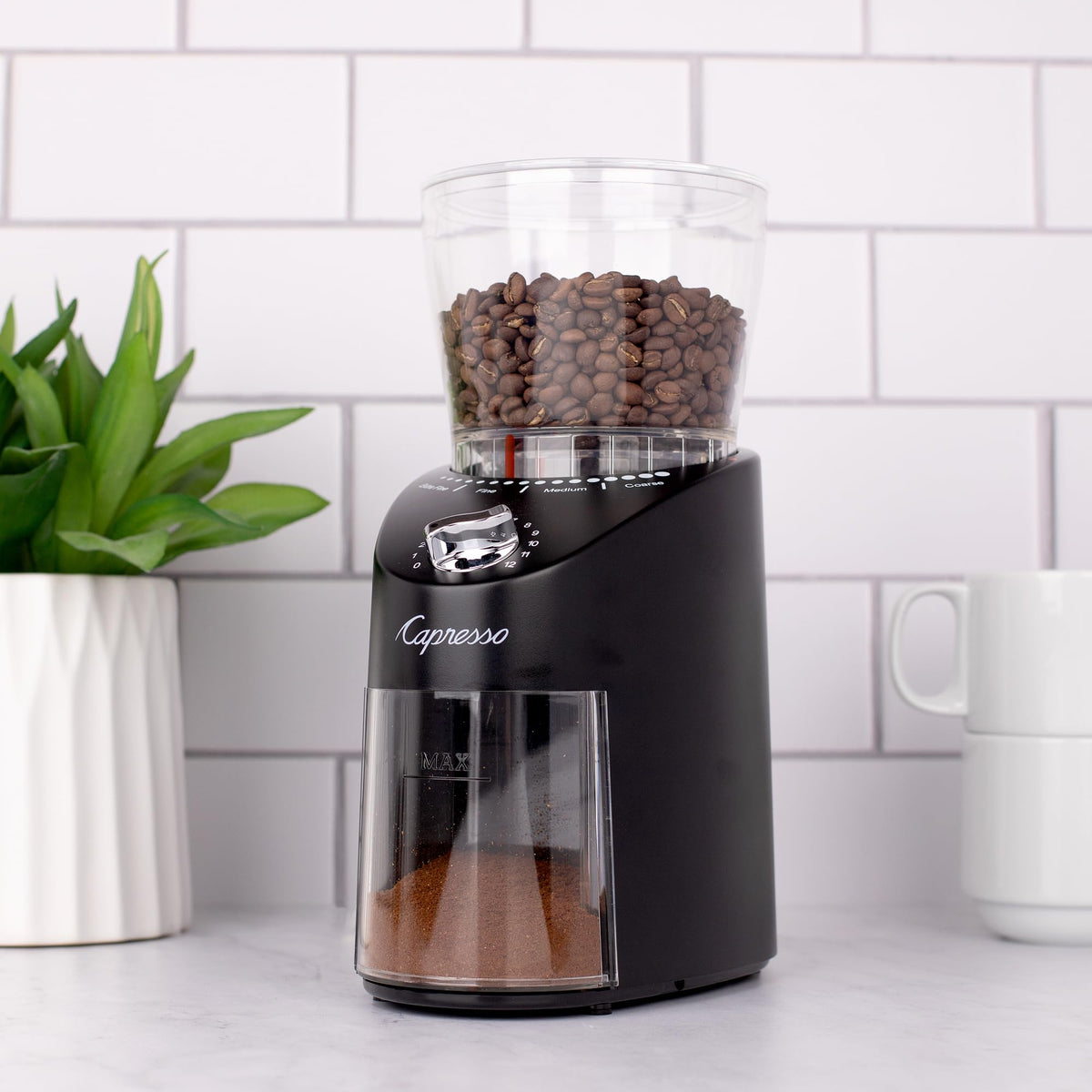 Infinity Plus Conical Burr Grinder (Black / 11 oz (Pack of 1))