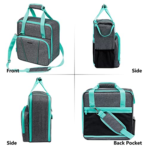 Travel Coffee Maker Bag for Keurig K (Blue-Grey / Fit for K-Mini)