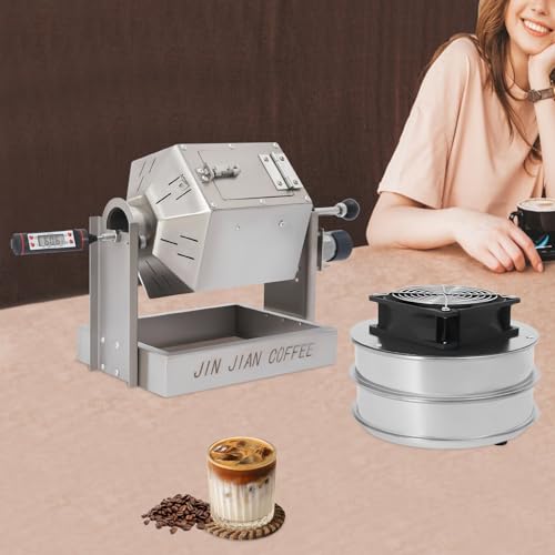 Stainless Steel Coffee Bean Roaster with Cooler