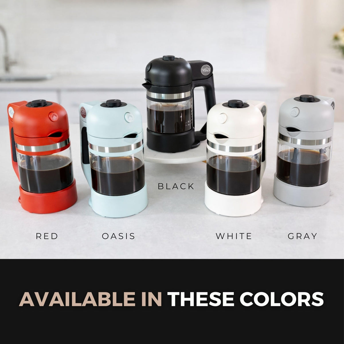 Micro Café Brewer Compact Coffee Maker for K (Red)