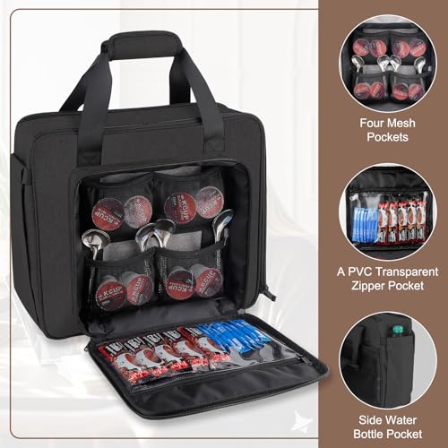 Carrying Coffee Maker Travel Bag Fit for Keurig K (Black / Fit for K-Mini/K-Mini Plus/K-Express)