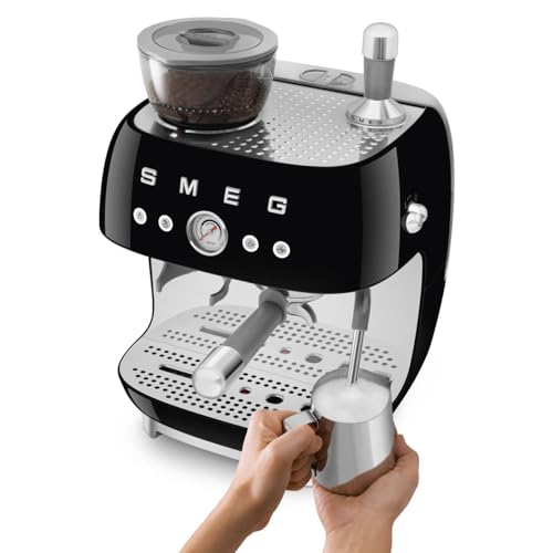 EGF03 Semi Automatic Espresso Machine with Built (8.8 oz / Black)