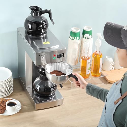 12 Cup Commercial Coffee Maker with Water Line 1.8L Auto (1.8L)