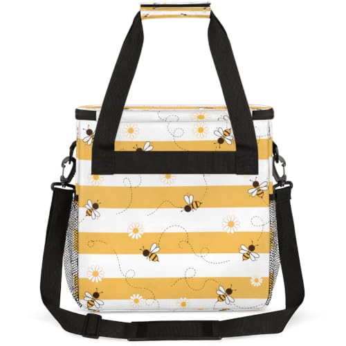 Maker Carring Bag Bee Cute Coffee Travel Carrying Storage Tote Bag (Print 9)