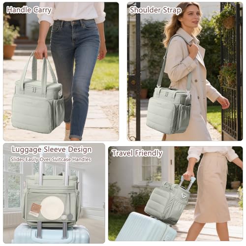 Coffee Maker Travel Bag Compatible with Keurig K (Green / Fit K-Mini Mate)