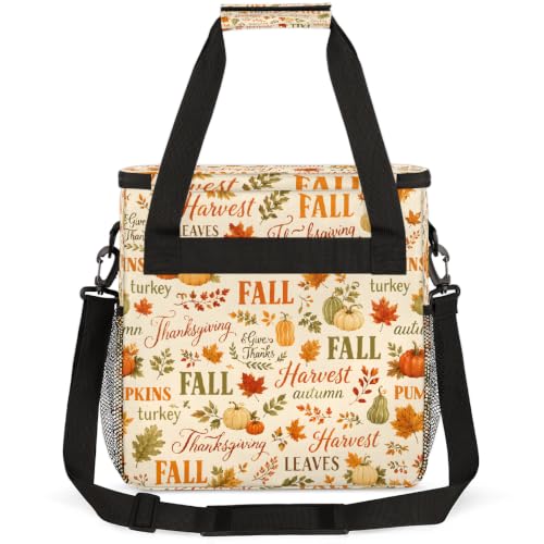 Maker Carring Bag Fall Autumn Coffee Travel Carrying Storage Tote Bag (Print 15)