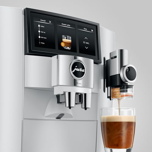 J8 twin Diamond White Automatic Coffee Machine (1 / Diamond White)