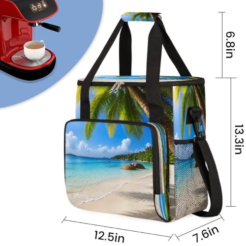 Maker Carring Bag Beach Coffee Travel Carrying Storage Tote Bag (Print 19)