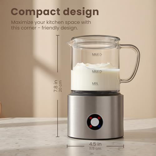 Detachable Milk Frother (Silver)