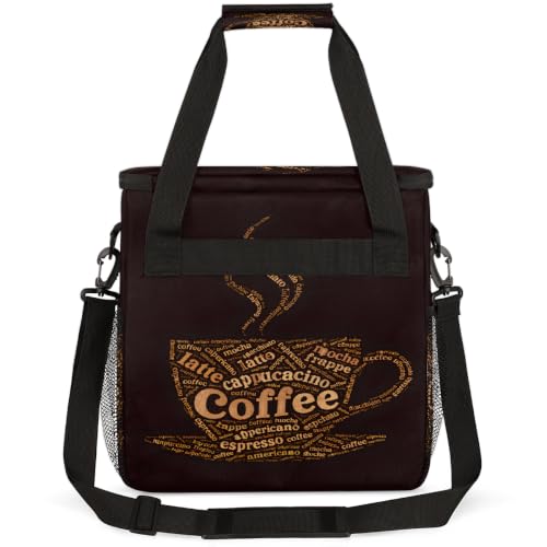 Maker Carring Bag Coffee Coffee Travel Carrying Storage Tote Bag (Print 7)