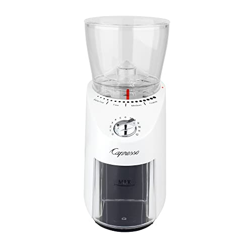 Infinity Plus Conical Burr Grinder (White / 11 oz (Pack of 1))