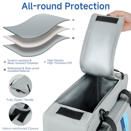 Coffee Maker Travel Bag Compatible with Keurig K (Compatible for K-Slim/K-Express/K-Iced / Grey)