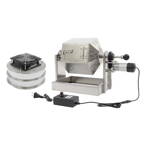 Gas Coffee Roaster 3.8L Coffee Bean Roaster with A Bean Cooler and 2 Sieves (3.8L)
