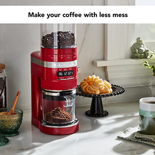 Burr Coffee Grinder (Empire Red / 10 Ounce)