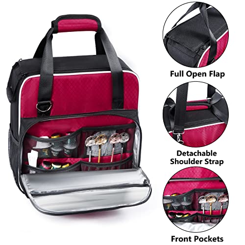 Travel Coffee Maker Bag for Keurig K (Red-Black / Fit for K-Mini)