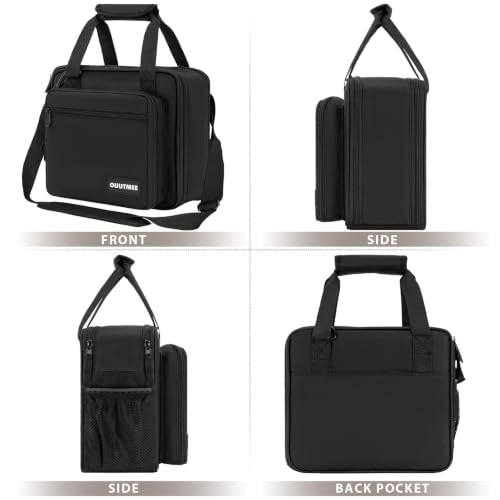 Coffee Maker Carrying Bag Compatible with Keurig K (Black / For K-mini Mate)