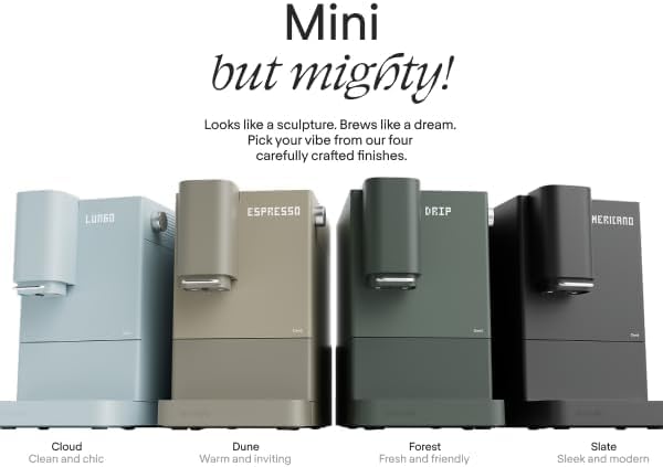 Demi Compact Fully Automatic Espresso Machine (Cloud)