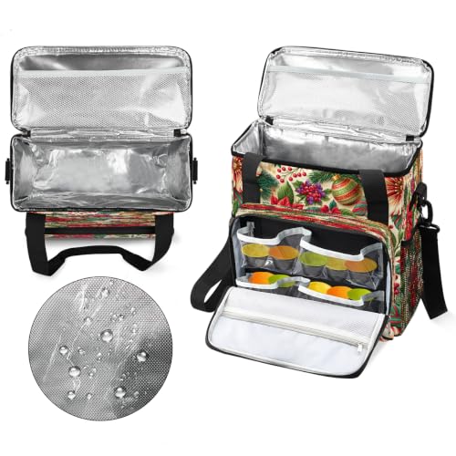 Maker Carring Bag Christmas Coffee Travel Carrying Storage Tote Bag (Print 18)