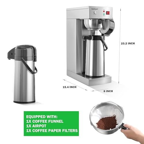 Auto Filling Commercial Airpot Coffee Brewer 2.2L (Auto-Filling)