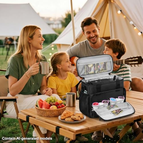 Coffee Maker Travel Bag Compatible with Keurig K (Black-For K-Mini Mate/Mate Plus / Compatible with K-Mini Mate/Mate Plus)