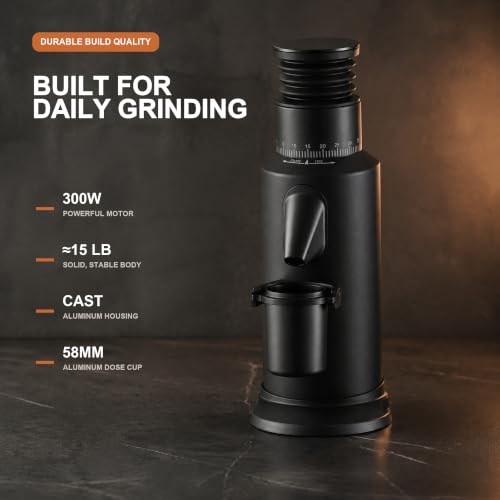 T64 Single Dose Coffee Grinder (Black)