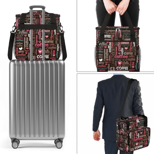Maker Carring Bag Coffee Coffee Travel Carrying Storage Tote Bag (Print 2)