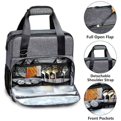Keurig K Express Coffee Maker Travel Bag (Grey-Black / Fit for K-Iced or K-Express)