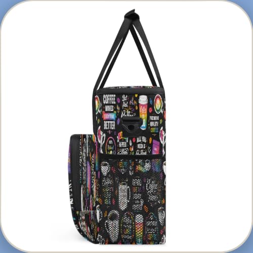 Maker Carring Bag Coffee Coffee Travel Carrying Storage Tote Bag (Print 3)
