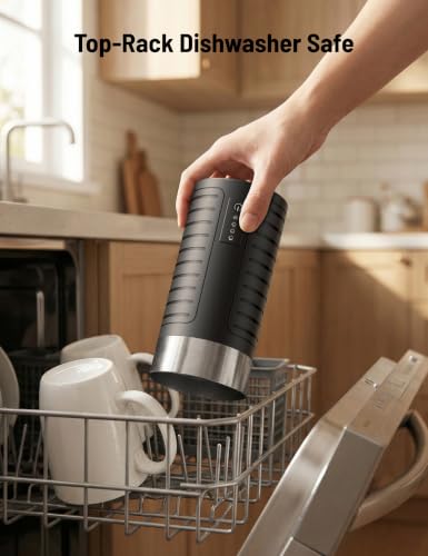 Waterproof Milk Frother and Steamer (Ebon)