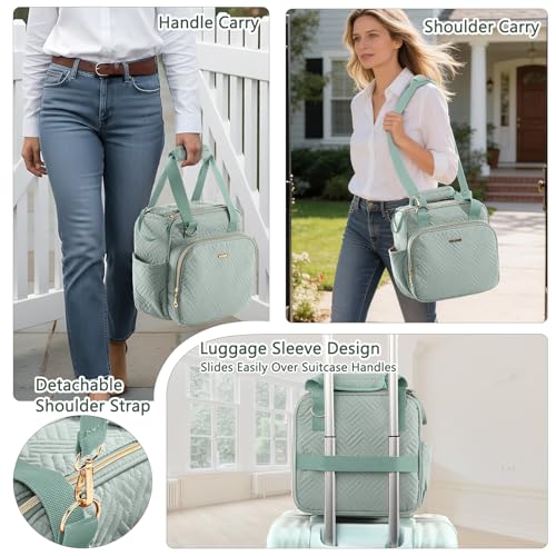Coffee Maker Travel Bag Compatible with Keurig K (Green / Fit K-Mini Mate)