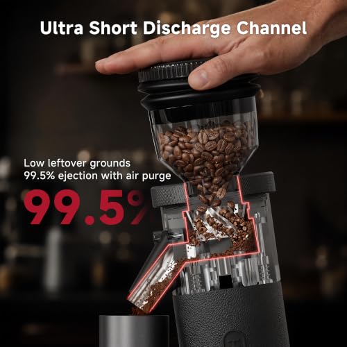 G5A Espresso Coffee Grinder (Noir)