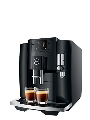 E8 (NAA) 4th Gen Automatic Coffee Machine (Piano Black)