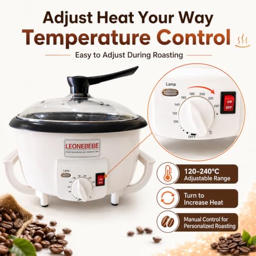 Electric Coffee Roaster Machine for Home Use (Without Timer)