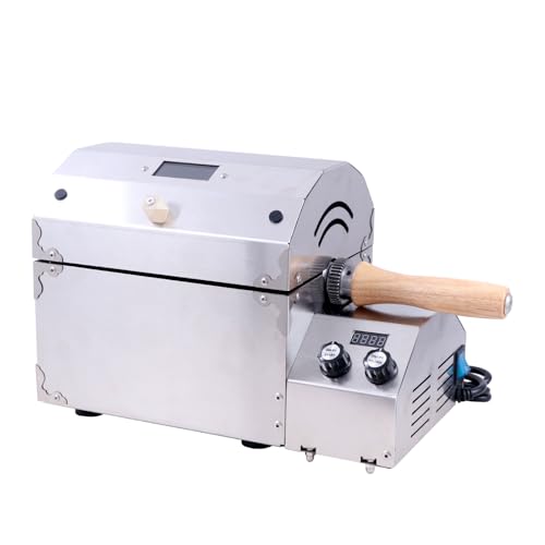 450g capacity electric heating nut roaster barista coffee roaster home roaster electric coffee bean roaster grain dryer 110V stainless steel shell warranty for 1 year