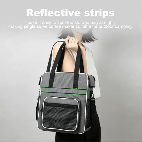 Coffee Maker Travel Bag for Ninja Single Serve Coffee Maker PB051 (Gray)