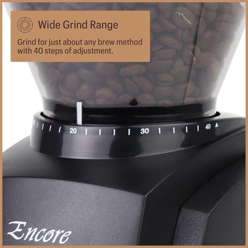 Encore Coffee Grinder ZCG485BLK (Black / 4.7 x 6.3 x 13.8 inches (Pack of 1))