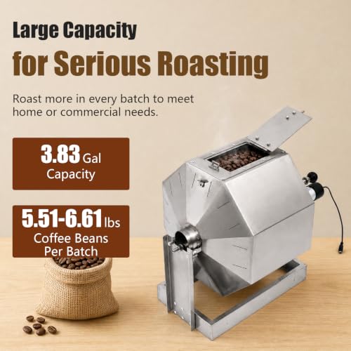 Commercial Coffee Bean Roaster (6.5 LBS)