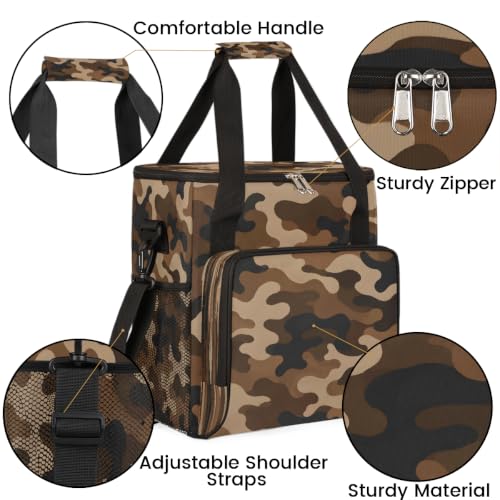 Maker Carring Bag Camo Coffee Travel Carrying Storage Tote Bag (Print 24)