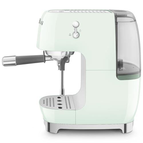 ECF03 Made in Italy Retro Espresso Machine with Cold Brew (Standard / Pastel Green)