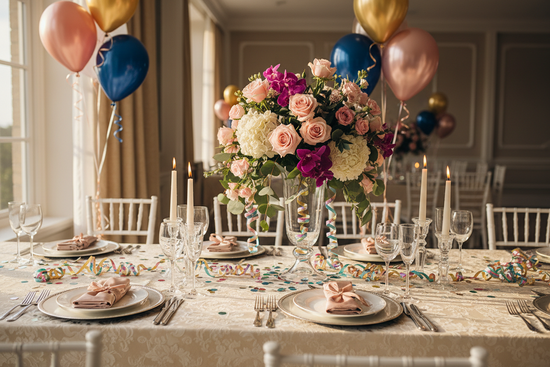 Table Decoration (Party Table Decor) (make it real photo)